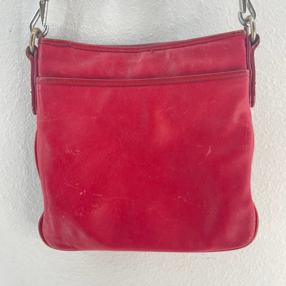 Ralph Lauren Leather Crossbody Red Crest‎ Logo LXVII Heritage Equestrian Purse - Picture 4 of 14
